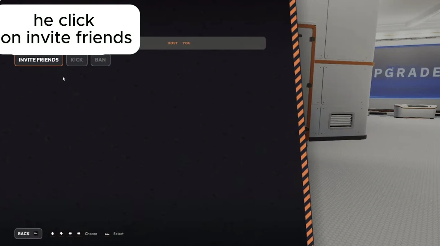 Moon Sweepers Your Crew screen showing the Invite Friends button